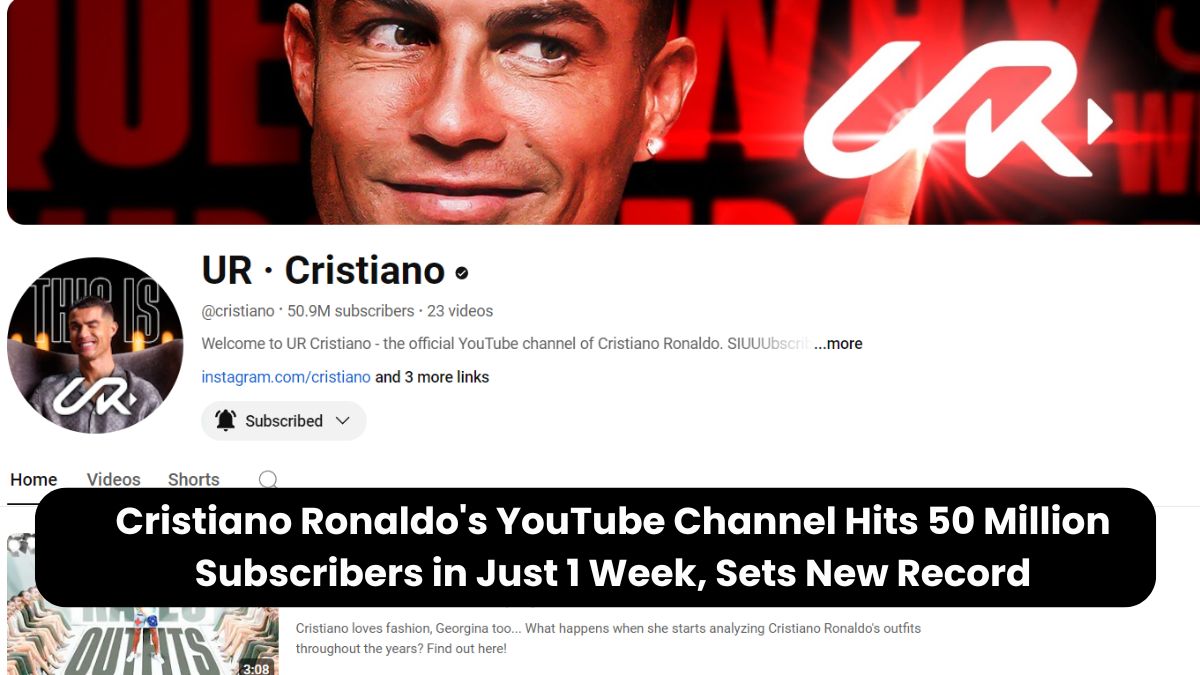 ronaldo 50 million play button